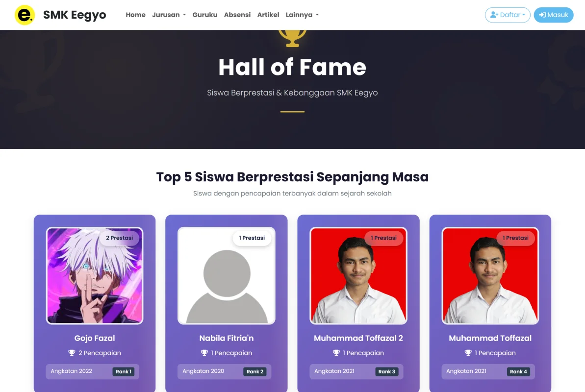Hall of Fame