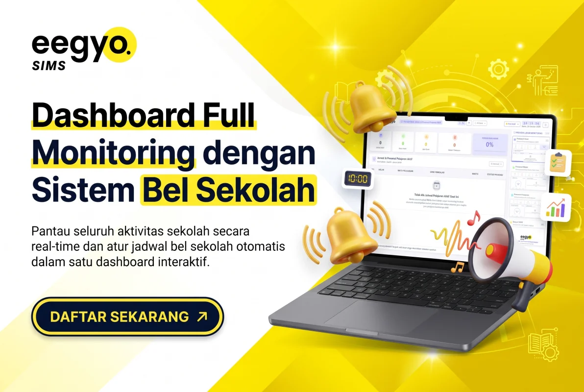 Dashboard Terpadu Sistem Informasi Sekolah Terlengkap di Desktop